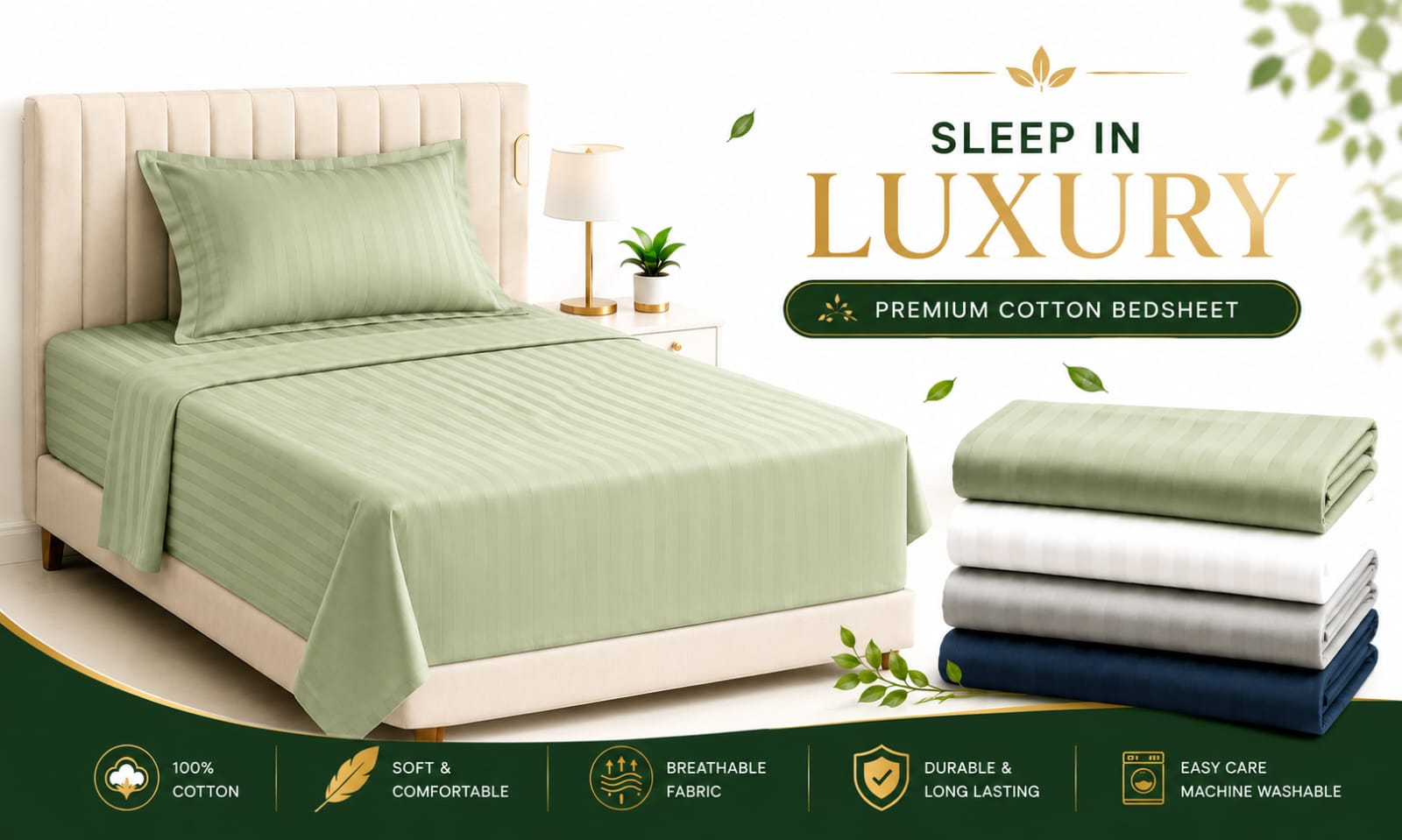 Shukrana Premium Quility Single Bedsheet