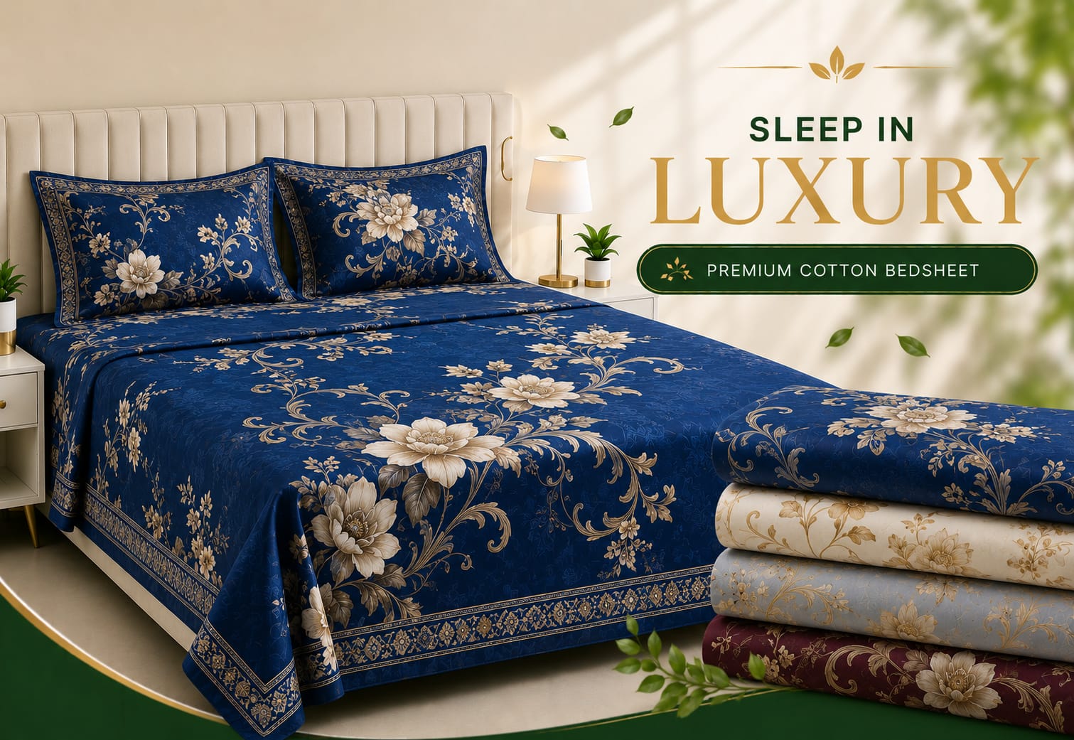 Shukrana Supreme Quility Double Bedsheet