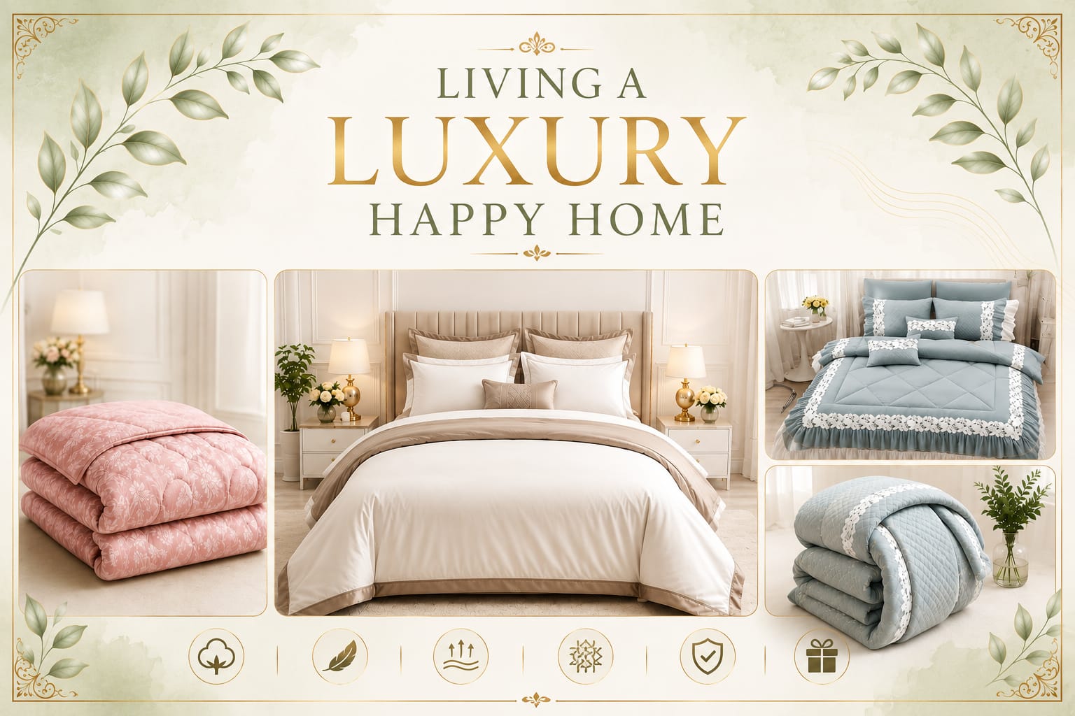 Shukrana Luxurious Quility Bedsheet